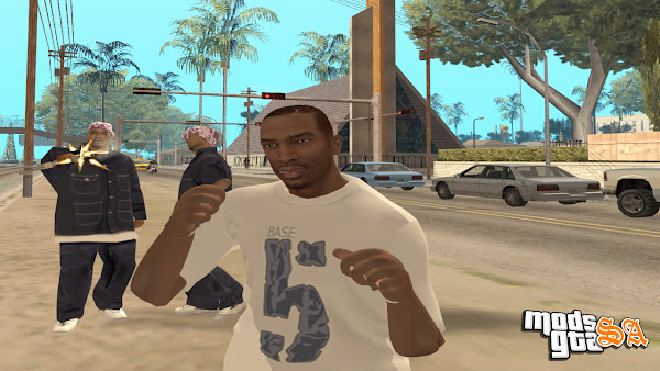 CJ em HD do GTA 5 para GTA San Andreas